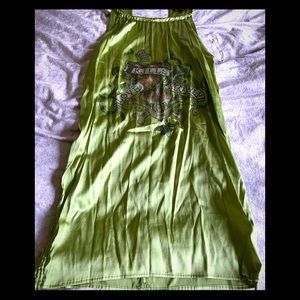 Authentic Ed Hardy halter dress.
